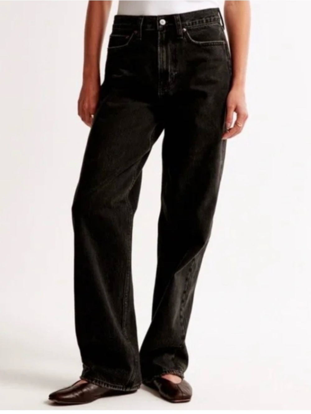 Abercrombie the Slouchy Fit Curve Love Mid-Rise